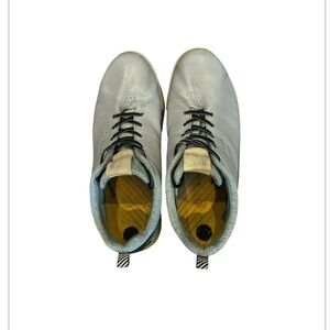 Men’s ECCO S3 Gore Tex GTX silver orange golf shoe sneaker, size 10-10.5